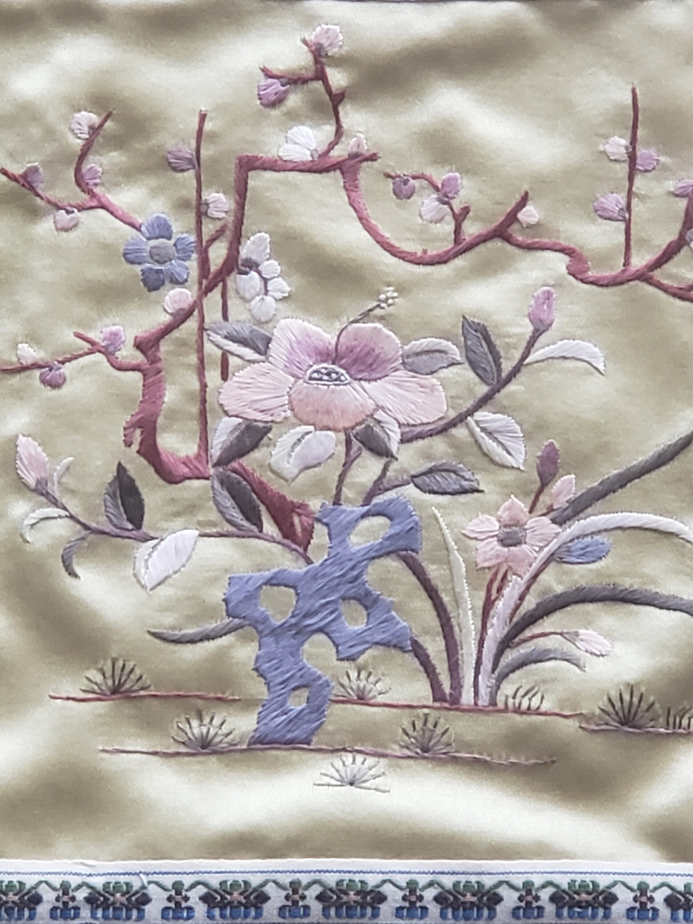 中国美術 青花 龍紋 皿 φ20cm (LC371)