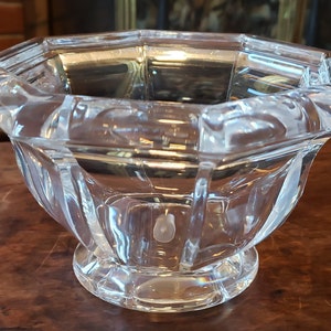 Vintage Grainware Octagonal Bowl - 1990s Grainware Acrylic Lucite Decorative Bowl