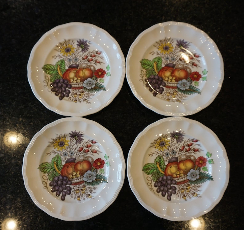4 Copeland Spode Reynolds Bread Butter PlatesDiscontinued
