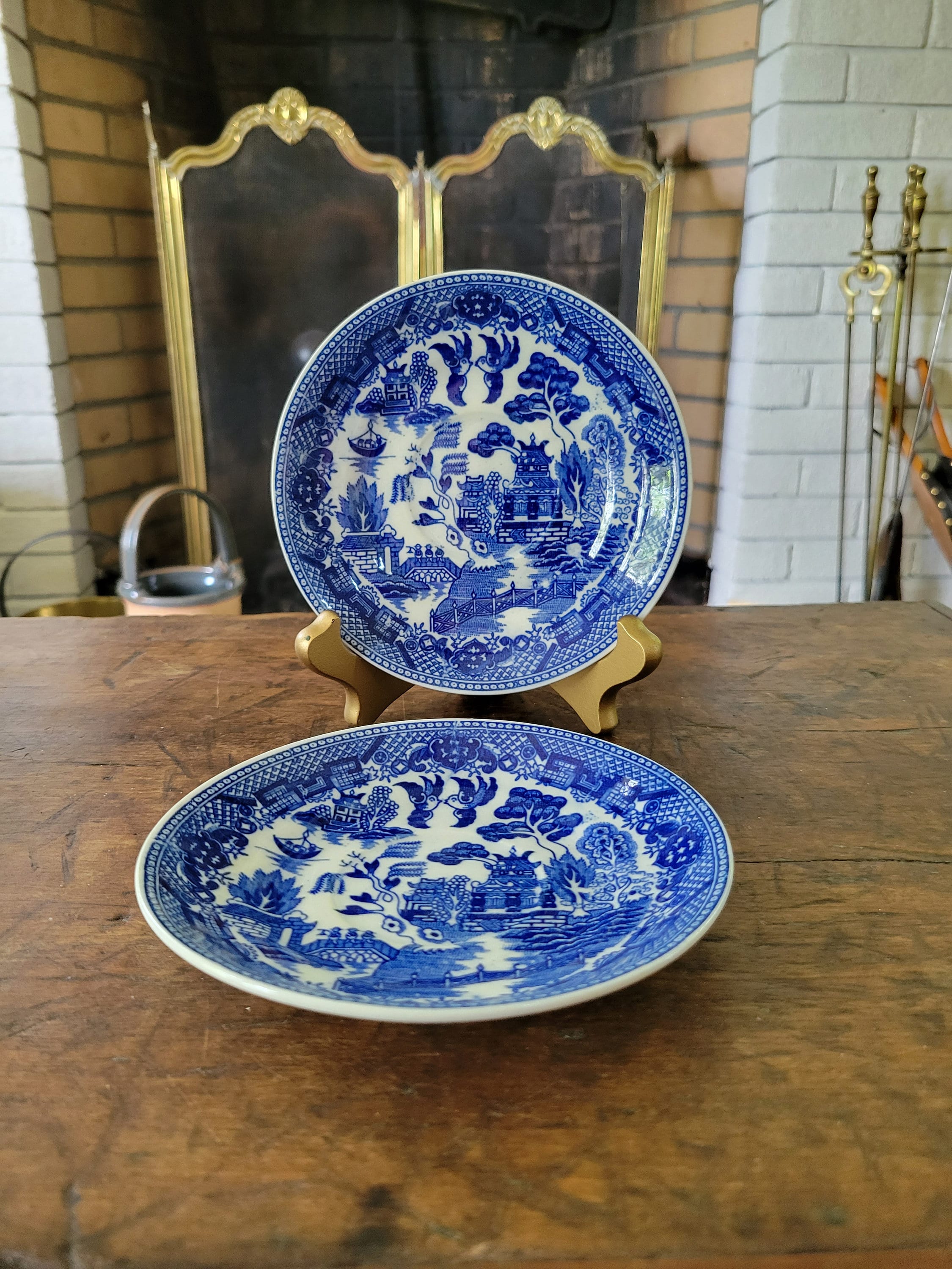Made in Japan Blue Plates - Etsy