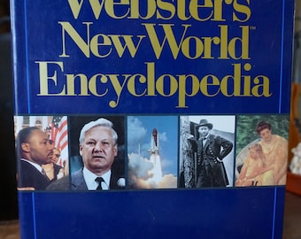 Vintage 1992 Webster's New World Encyclopedia - Office Decor