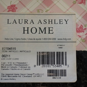 Vintage Laura Ashley Pink Canasta Check Wallpaper Border - NOS Laura Ashley Pink Tartan with Flower Border Castlecore Bridgerton Style