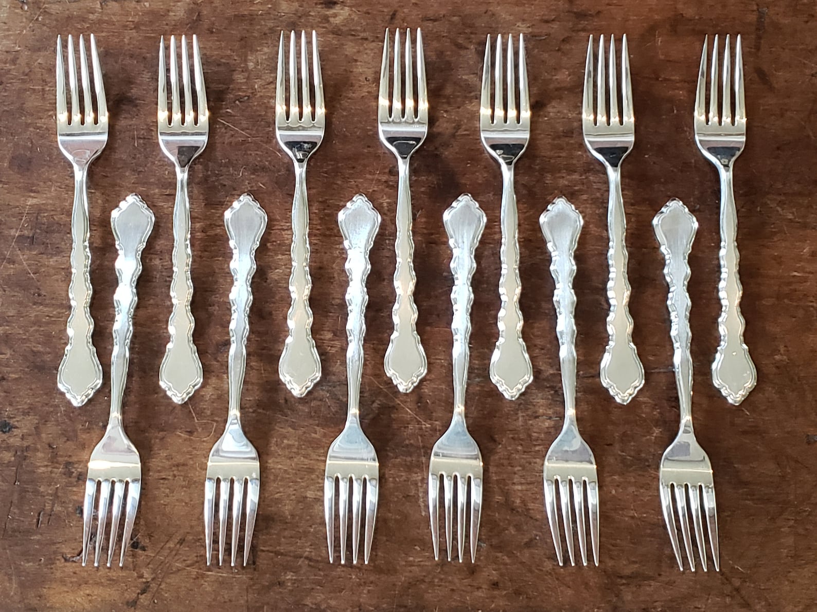 Vintage Oneida Duet Pattern Flatware 1980s Oneida Community Etsy