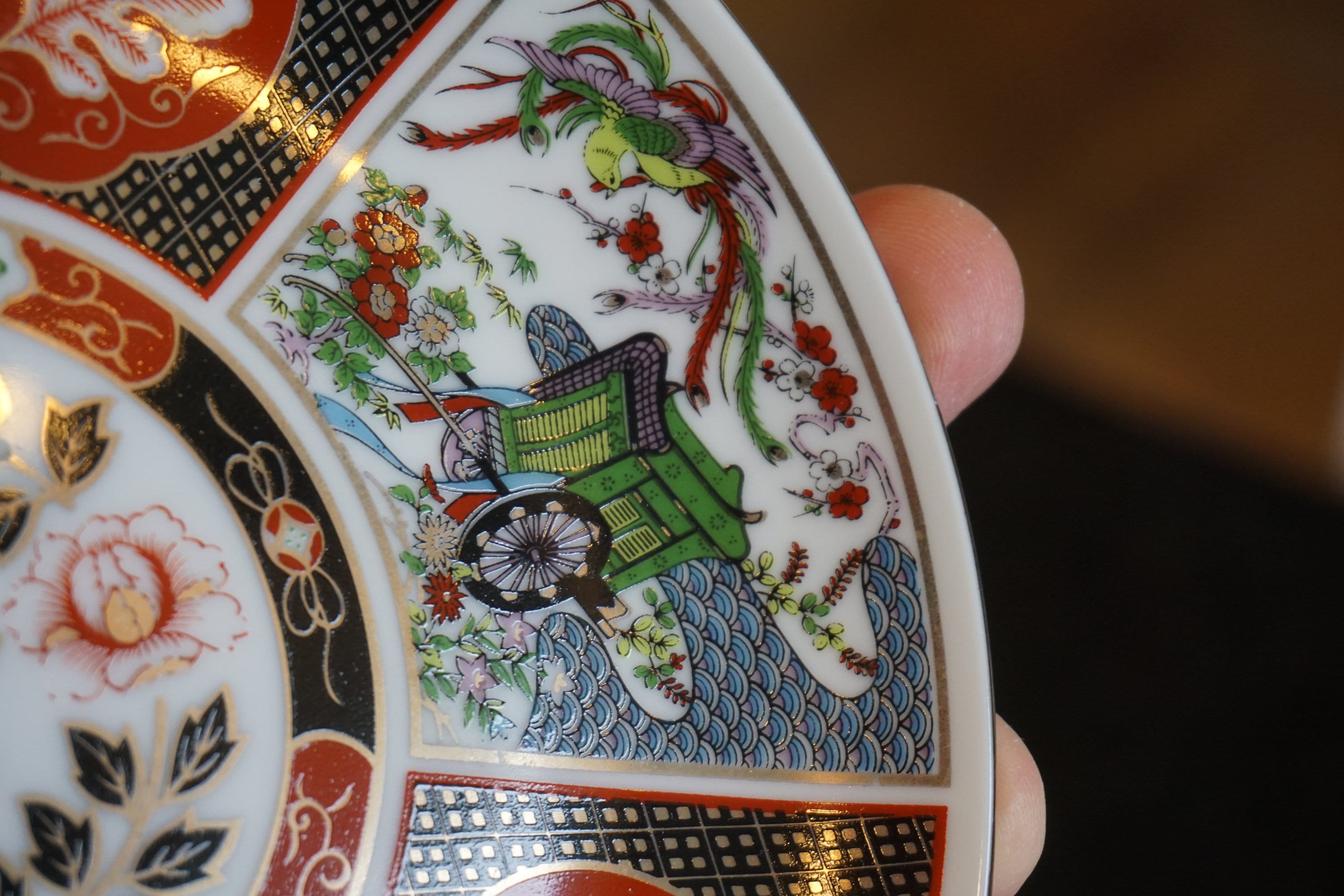 Vintage 1960s Imari Porcelain Plate - Small Imari Porcelain Vintage 1960s Imari Porcelain Plate - Small Imari Porcelain