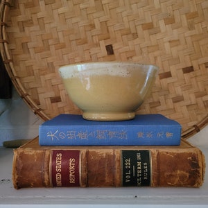 Antique Yellow Ware Bowl AS FOUND Ohio Yellow Ware