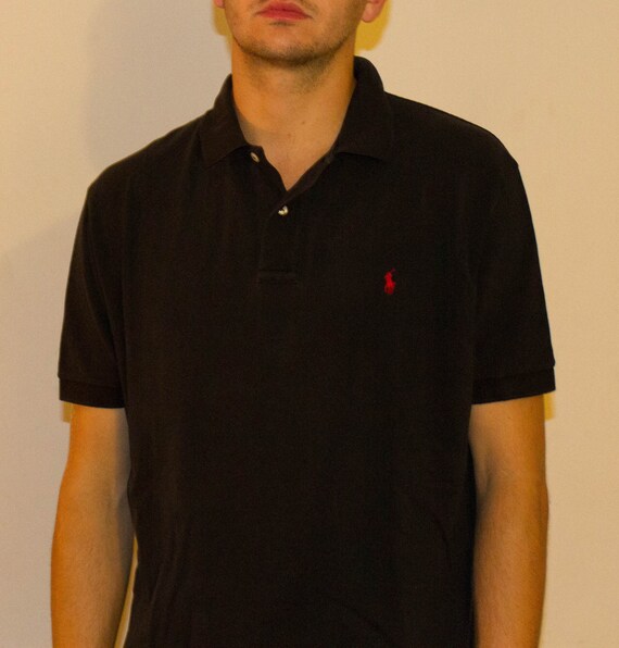 ralph lauren polo black and red