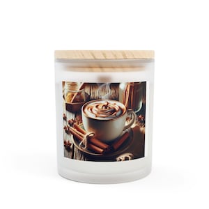 Cinnamon Chai Frosted Glass Candle