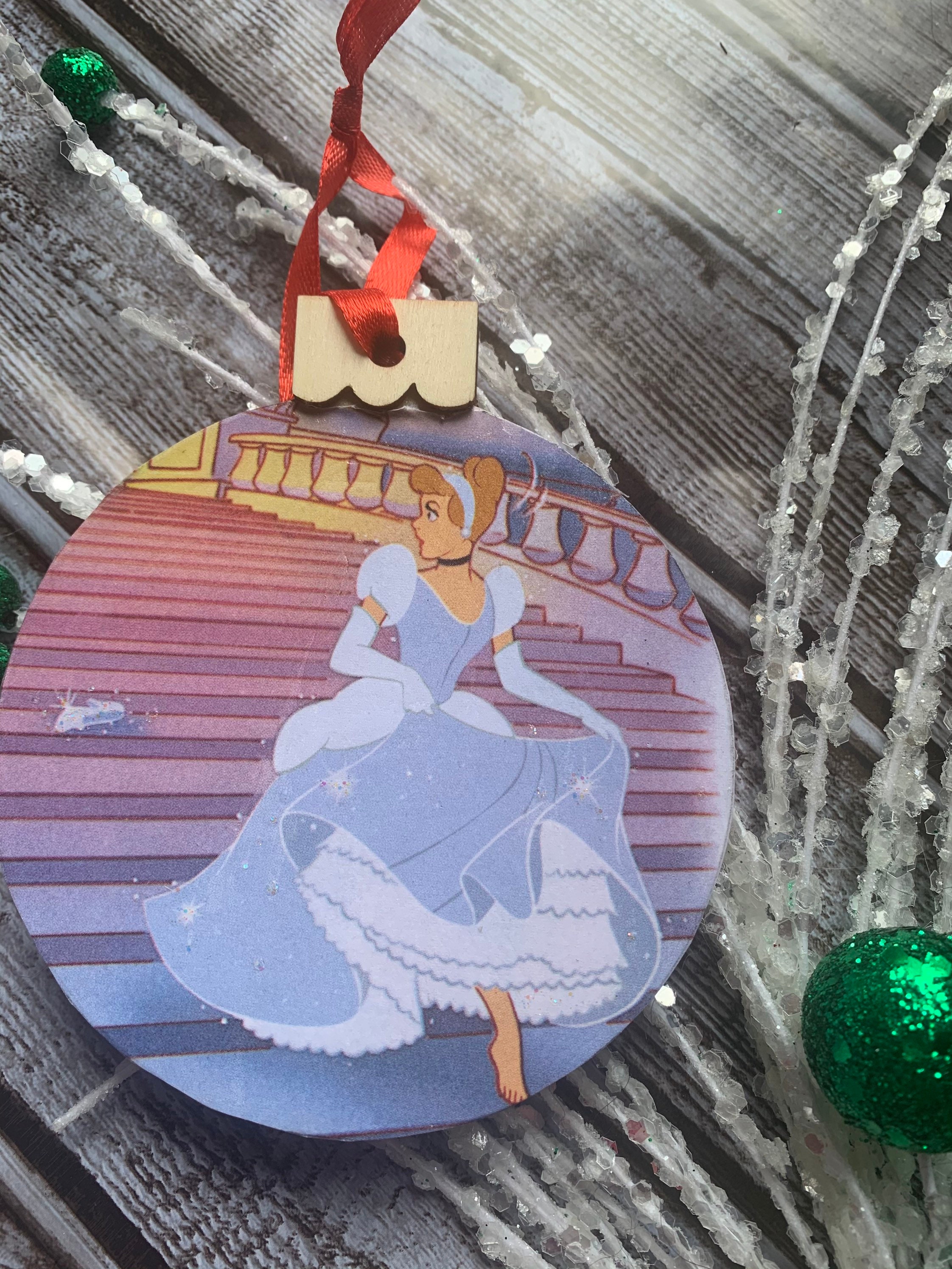 Cinderella ornament Disney inspired ornament Disney decor Etsy
