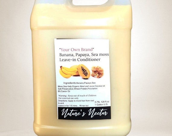 NEW! Refreshing Banana, Papaya, Sea moss Leave-in Conditioner