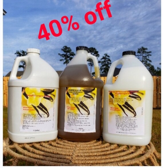 Wholesale -Private Label 6 Piece Business Gallon Size 2 Serum, 2 Shampoo, 2 Conditioner Natural Hair Care Products Your Own Product Line