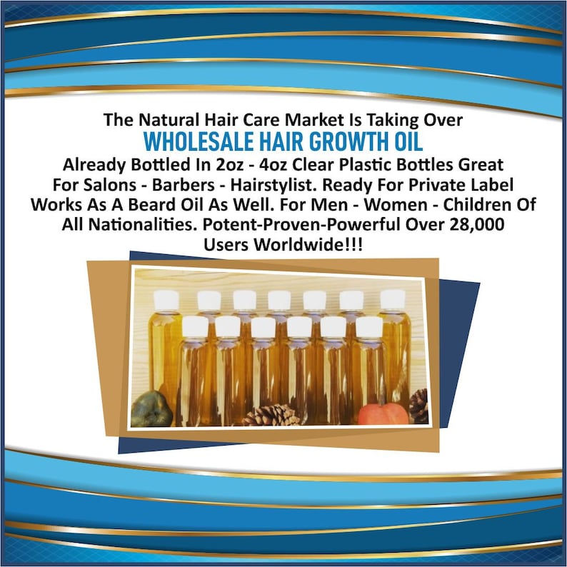 Wholesale Hair Growth Oil Individual Bottles 2oz4oz Salons Etsy
