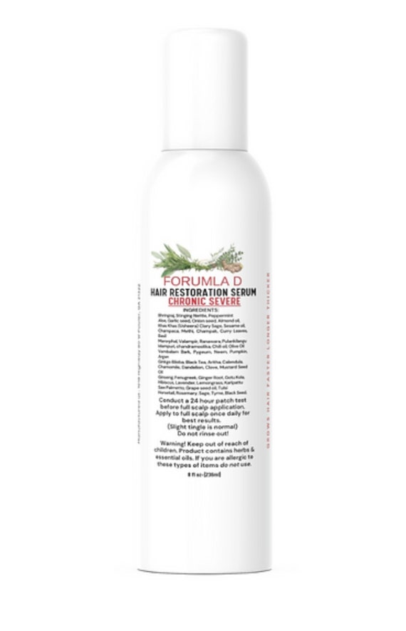 Extra Strength Formula D Hair Growth Oil With Amla JBCO For Receding Hairline DHT Blocker Men or Women