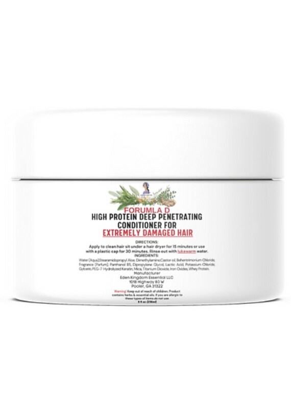 High Protein Deep Penetrating Conditioner For Extremely Damaged Hair And Breakage