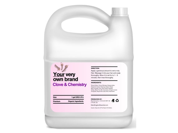 YouTube Viral Clove Water Rinse For Fast Hair Growth Gallon Size Resale Wholesale Private Label We Supply Most Companies In This Industry