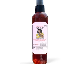 Large 8 oz Clove Water Rinse for Extreme Hair Growth Safe For All Ages Use On All Hair Types Oil Free Formula Wholesale Clove Water Spray