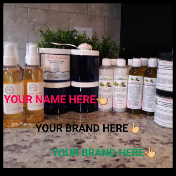Private Label Hair Care Products-Natural Hair Products-Wholesale 10 Serum 10 Shampoo 10 Conditioner -Your Own Brand-Black Hair Care