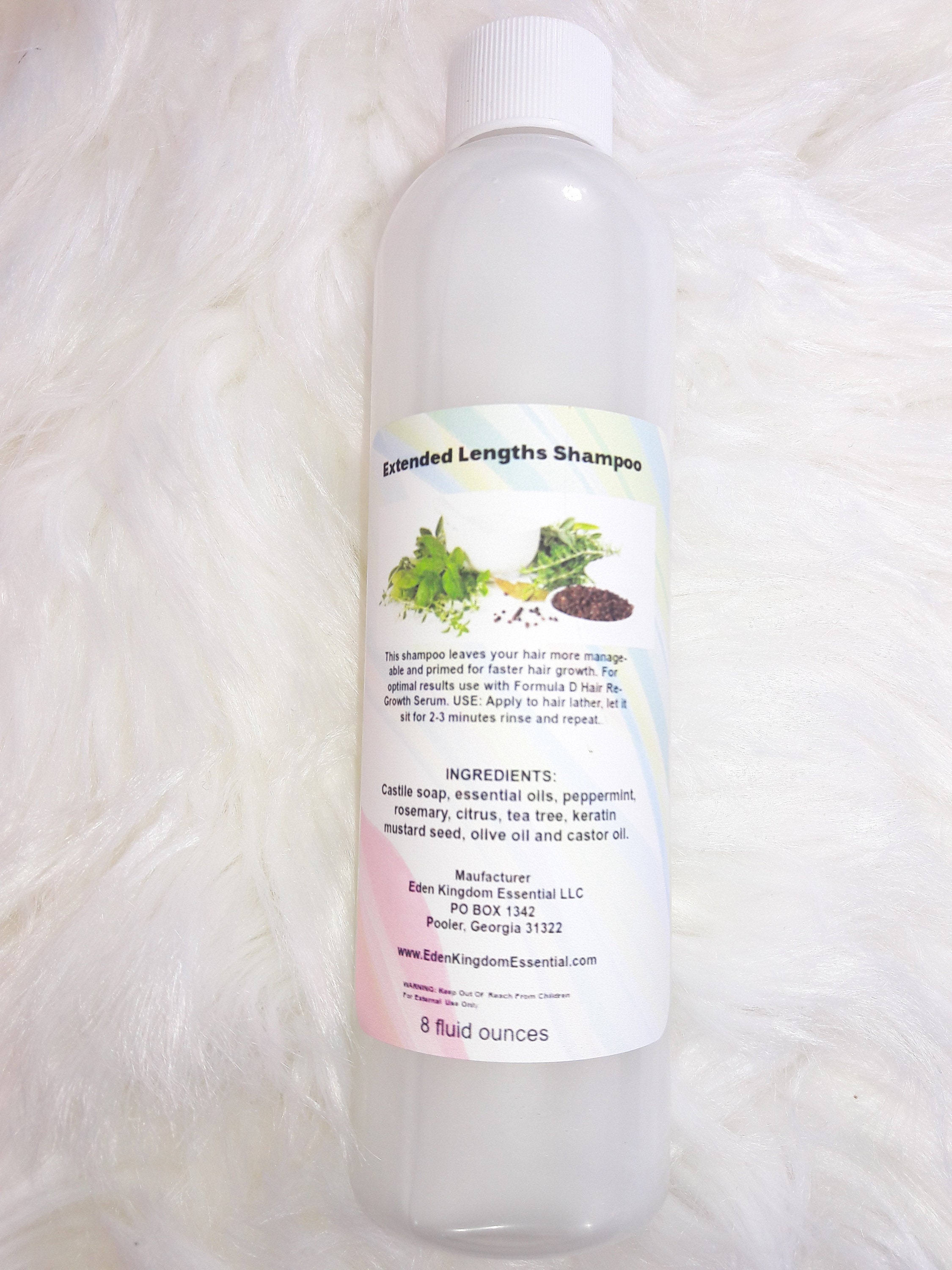 Extended Lengths Hair Growth Shampoo Non Oily Men Women All