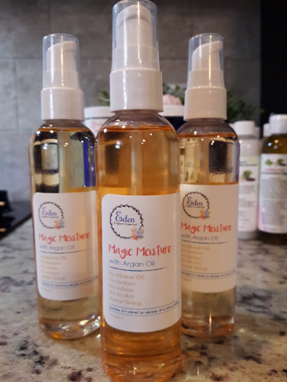 Magic Moisture Hydration With Argan Oil- Castor Oil- Aloe- Gylcerin Strawberry Scent Great For Naturals