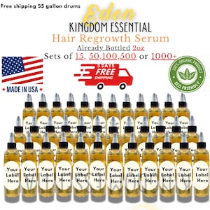 Formula D Hair Oil Wholesale - Individual Bottles 2oz-4oz Private Label Hair Growth Solution. Boost Hair Care Business with Our Formula
