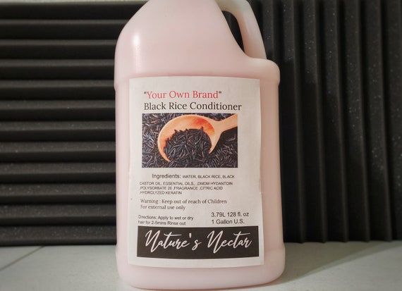Phenomenal Black Rice Conditioner Gallon Wholesale Private Label Gallon Makes 16 Jars 8 oz We Supply 95% Of Companies In This Industry