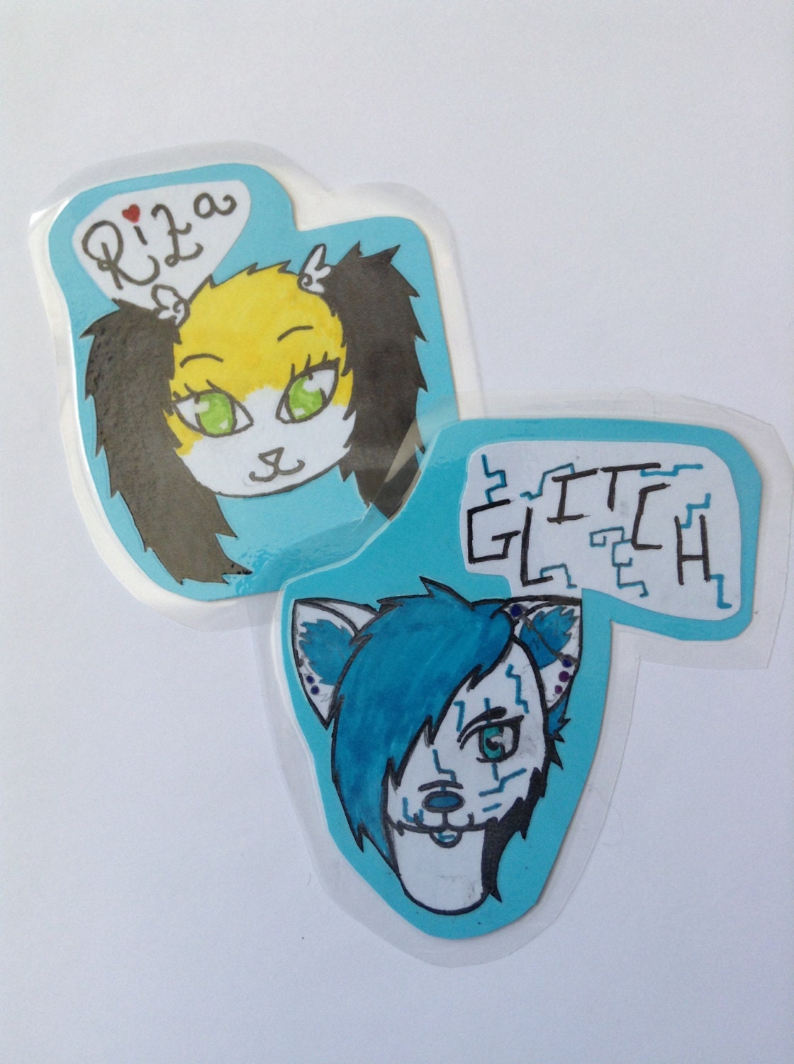 Laminated Badges Etsy