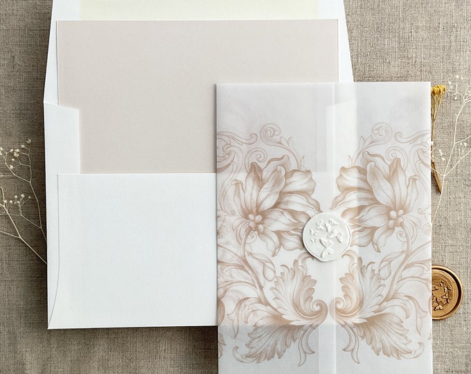 Vellum wrap Vertical