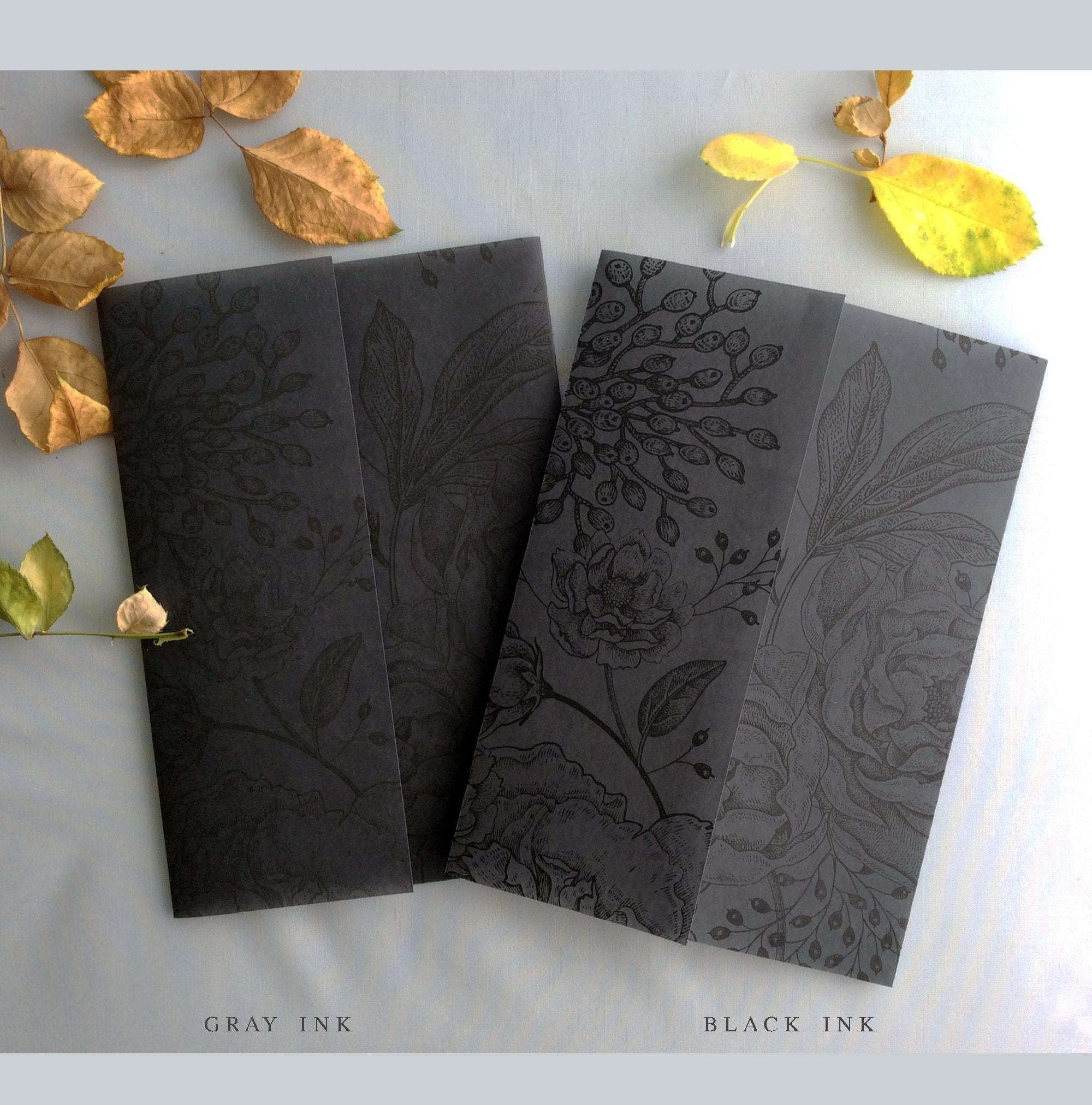 Peony & Berry Floral Vellum Jacket: 5x7 Invitation Wrap