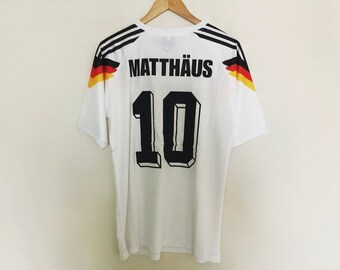 Matthäus 1990 Weltmeisterschaft Deutschland Retro-Fußballtrikot, klassisches Fußballtrikot
