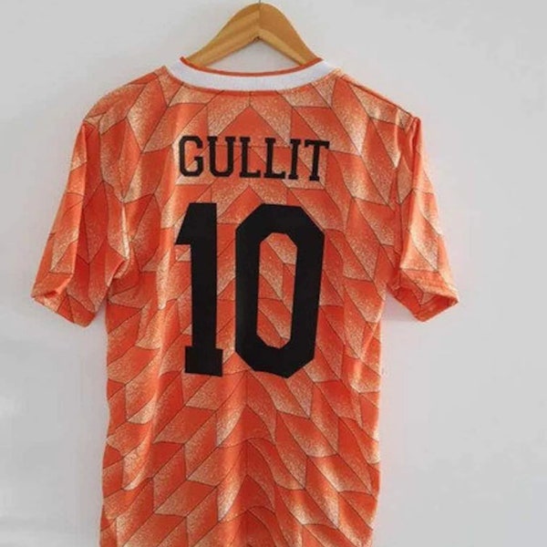 Retro Países Bajos Local Gullit #10 1988 Retro Jersey / Best Seller Vintage Jersey