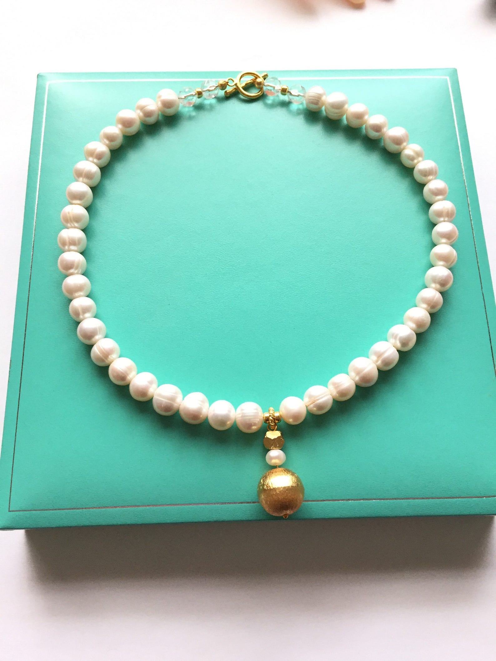 White Pearl Necklace Bridal Jewellery White Pearl Choker Etsy