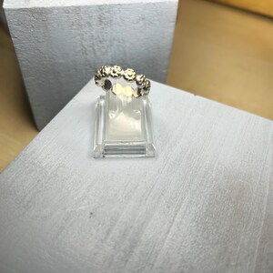 Massief sterlingzilver (925) bloemenring, cadeau voor elke gelegenheid.