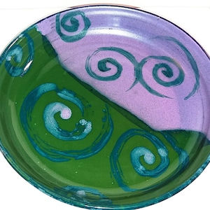 Swirl dual coloured bowl