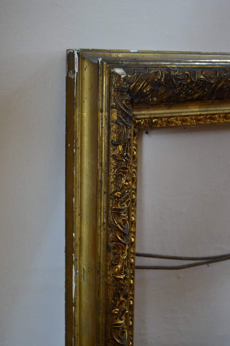 French Home Decor Beautiful French Antique Wood and Gesso Frame Old Wood Style Interiors Painting