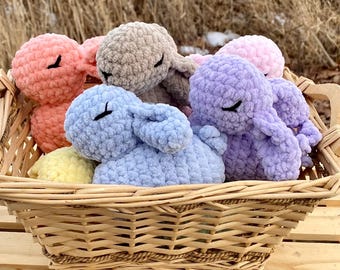 Handmade Crochet Bunny, Baby Shower Gift, Woodland Baby Nursery Decor, Easter Basket Item, Made To Order Stuffed Rabbit, Bunny Rabbit Plushy