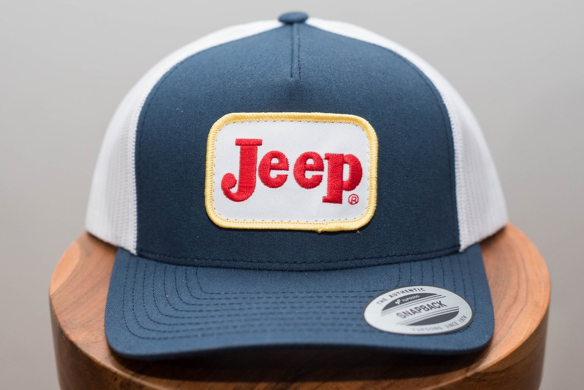 Jeep Patch Hat Vintage Patch Hat Yupoong 6506 Trucker Hat | Etsy