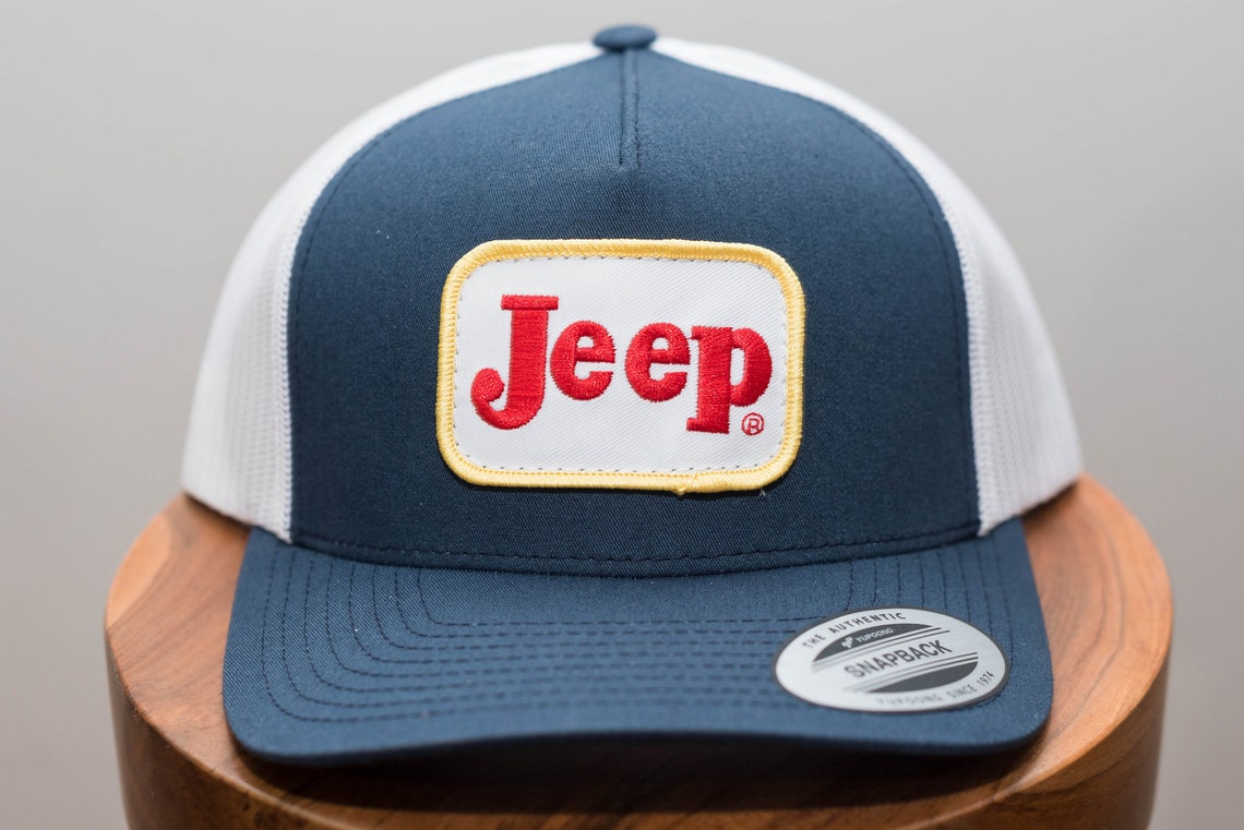 Jeep Patch Hat Vintage Patch Hat Yupoong 6506 Trucker Hat Etsy