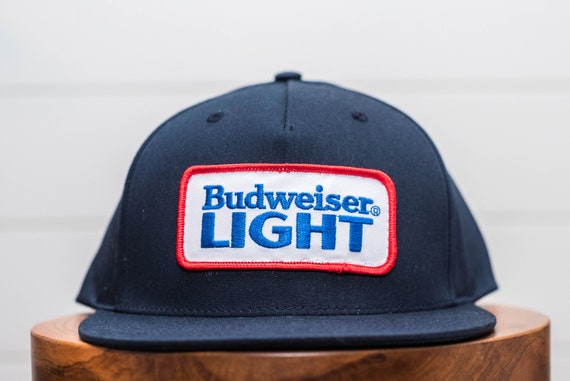 Budweiser Light Hat Vintage Patch Hat 