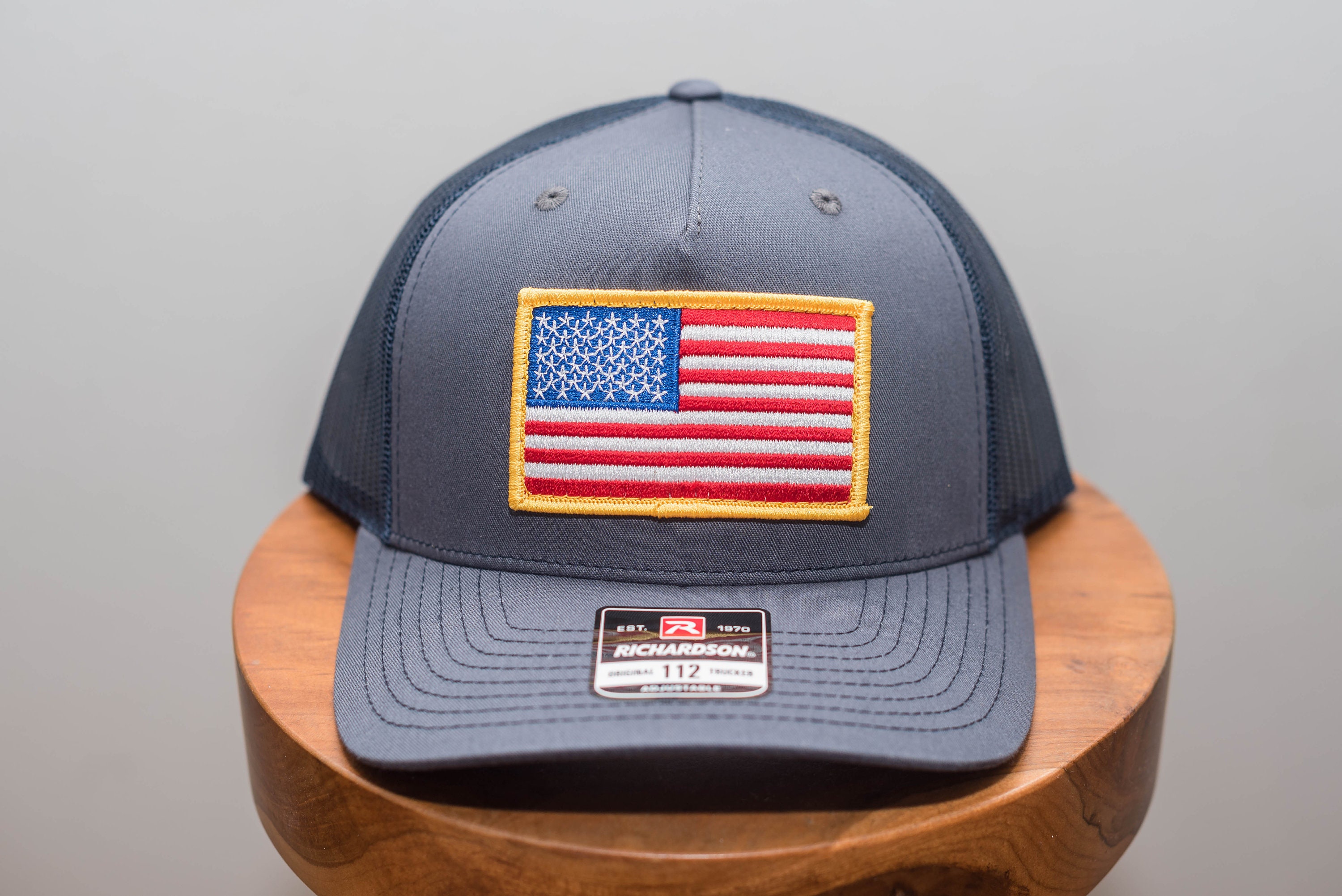 American Flag Hat Vintage Patch Hat Richardson 112FP Trucker Etsy