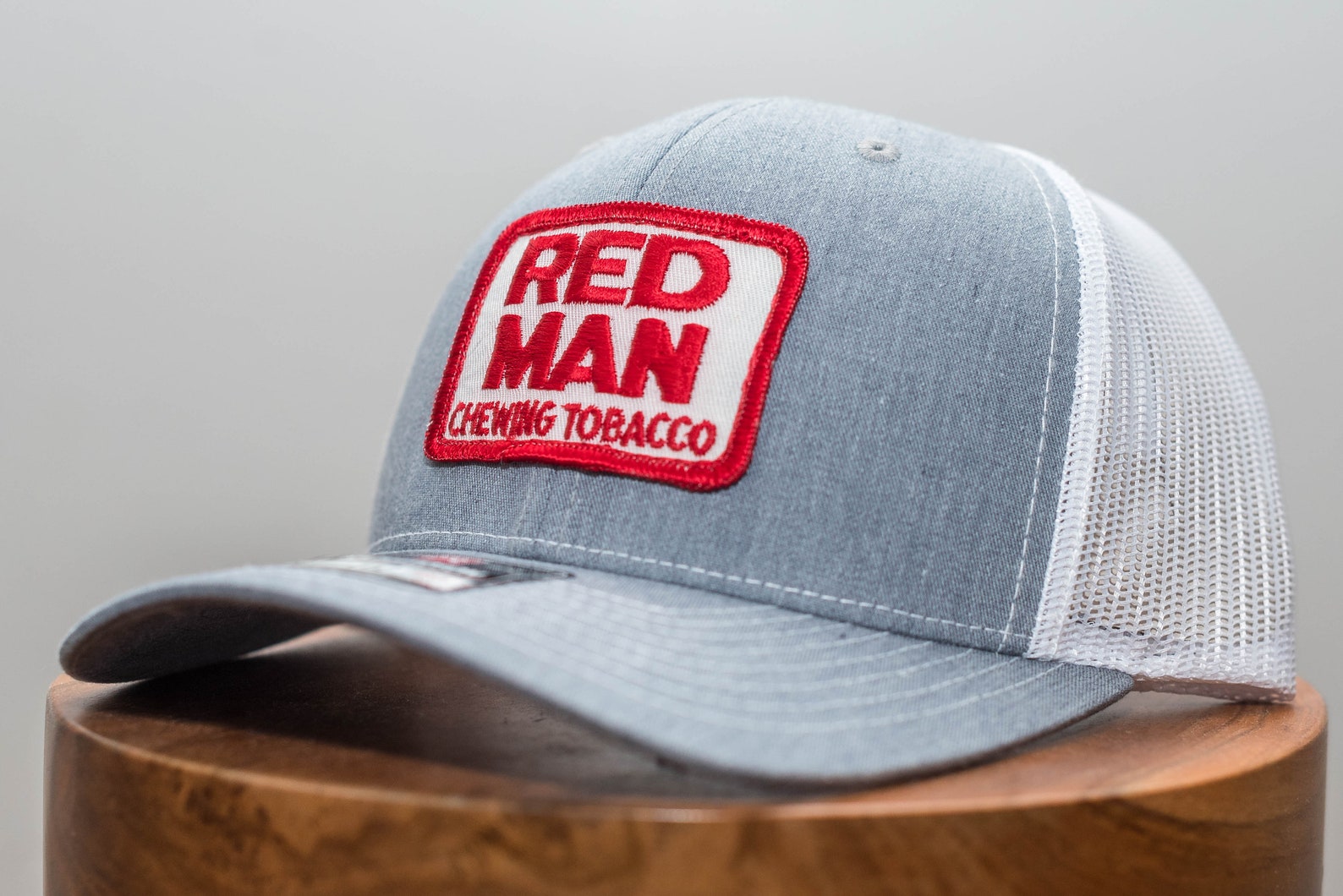 Red Man Hat Vintage Patch Hat Richardson 112 Trucker Hat Etsy