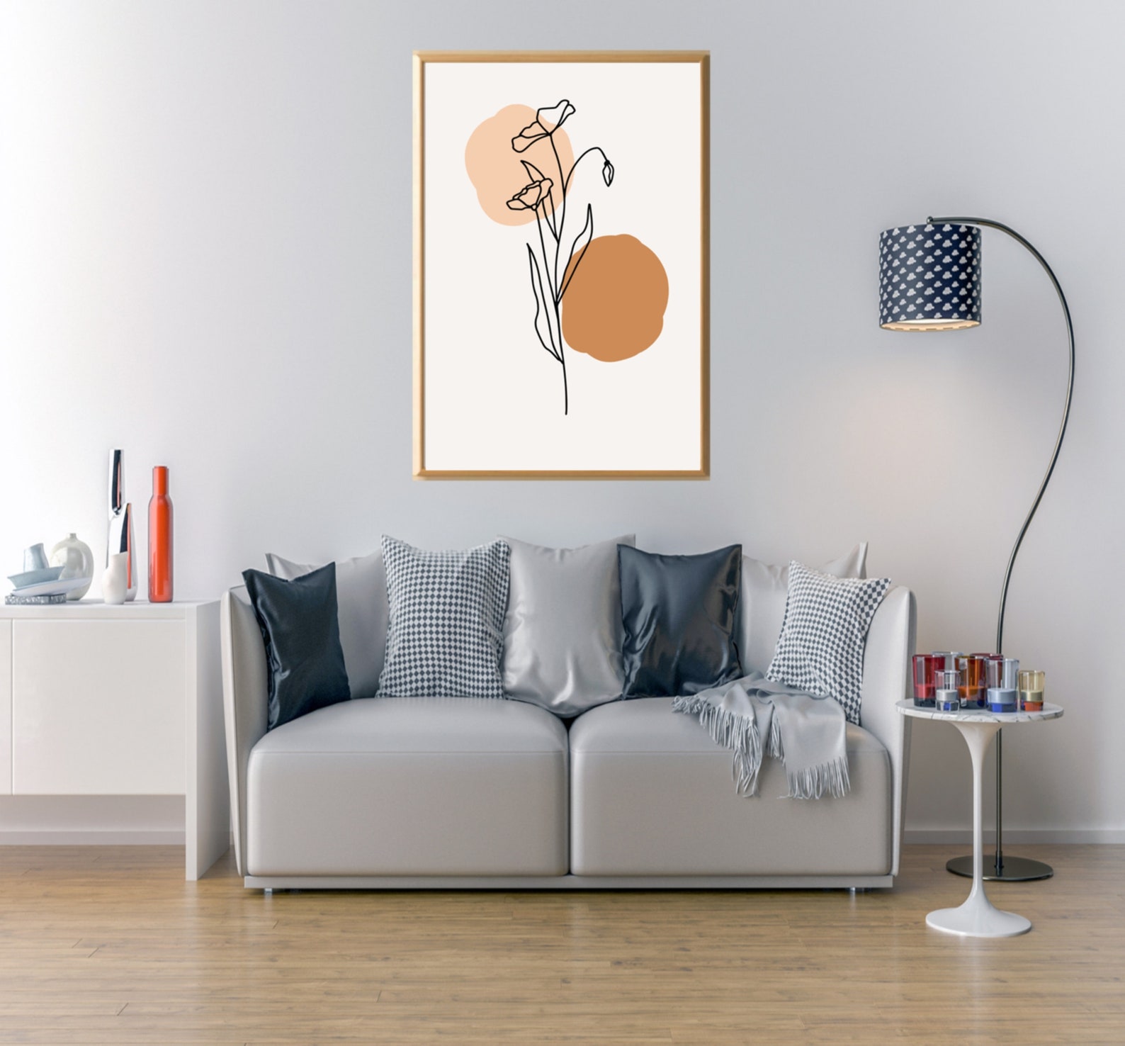 Printable Wall Art Downloadable Abstract Art Living Room | Etsy