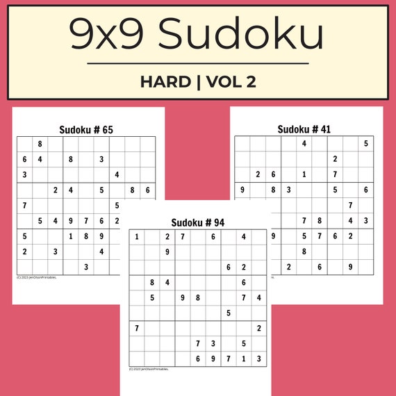 A Hard Classic Sudoku for you to enjoy : r/sudoku