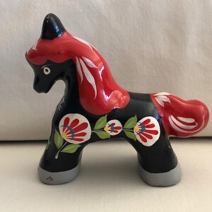 Vintage Eastern European Folk Art Horse Figurine
