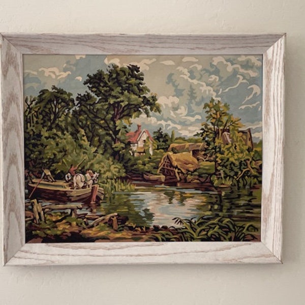 Paint by Number Framed Etsy