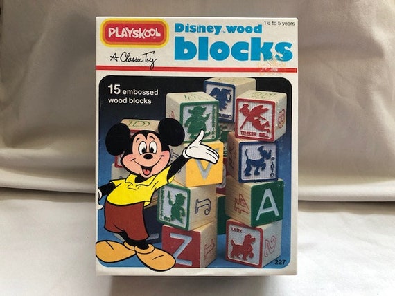disney wooden blocks