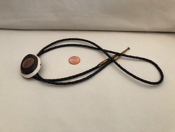 Vintage Indian Head Penny Bolo Tie - image 7