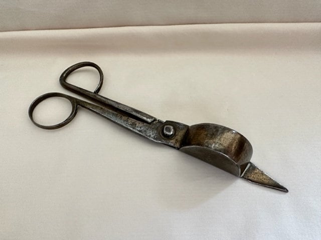 Antique Large Forged Scissors Huge Scissors for Cutting a Thick Cloth Metal  Scissors Large Vintage Scissors Primitive Scissors 