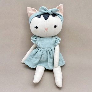 Cat with Flutter Dress - Instant Download Sewing Pattern