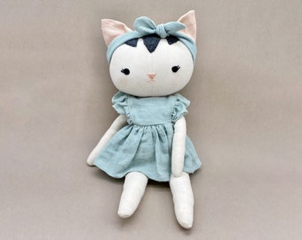 Cat with Flutter Dress - Instant Download Sewing Pattern