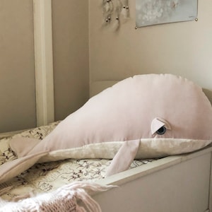 Soft animal whale toy - PDF sewing pattern