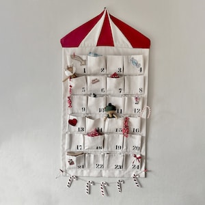 Naaipatroon en naai-instructies adventskalender